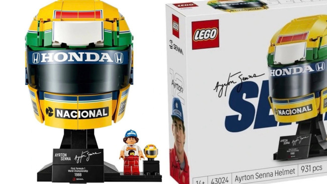 Πρώτες εικόνες από το επόμενο σετ LEGO F1: Το εμβληματικό κίτρινο κράνος του Ayrton Senna με Honda-McLaren