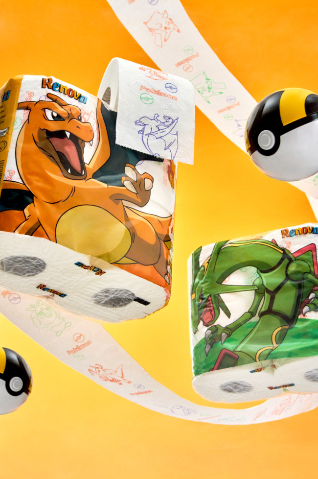 Τα Pokémon γίνονται χαρτί υγείας σε ένα νέο παράξενο προϊόν της Nintendo